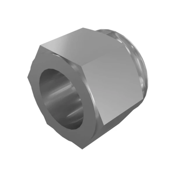 NUT, NYLOCK, 1/2-13, GR8, ZINC FINISH, NE